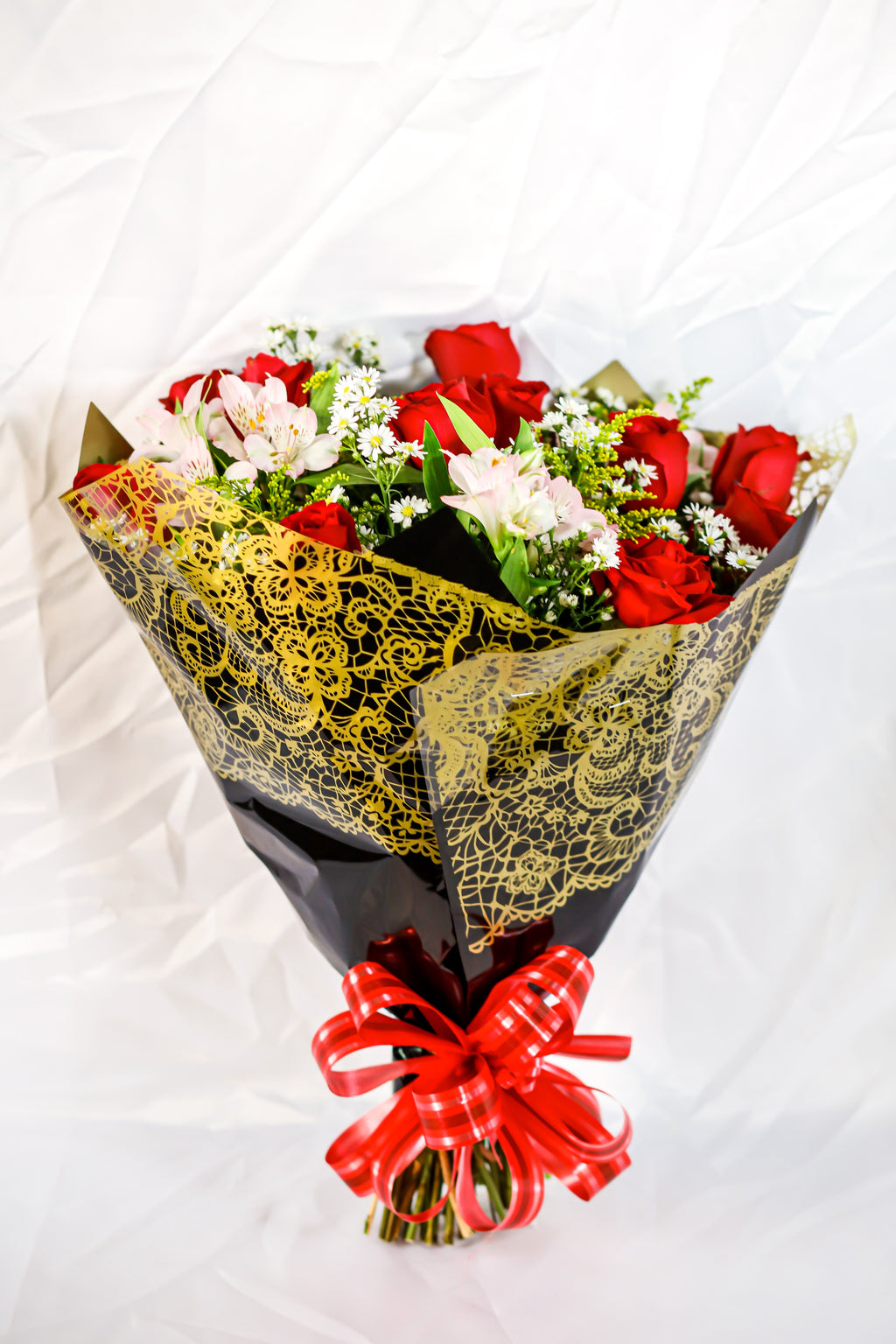 Buquê 12 rosas tradicional