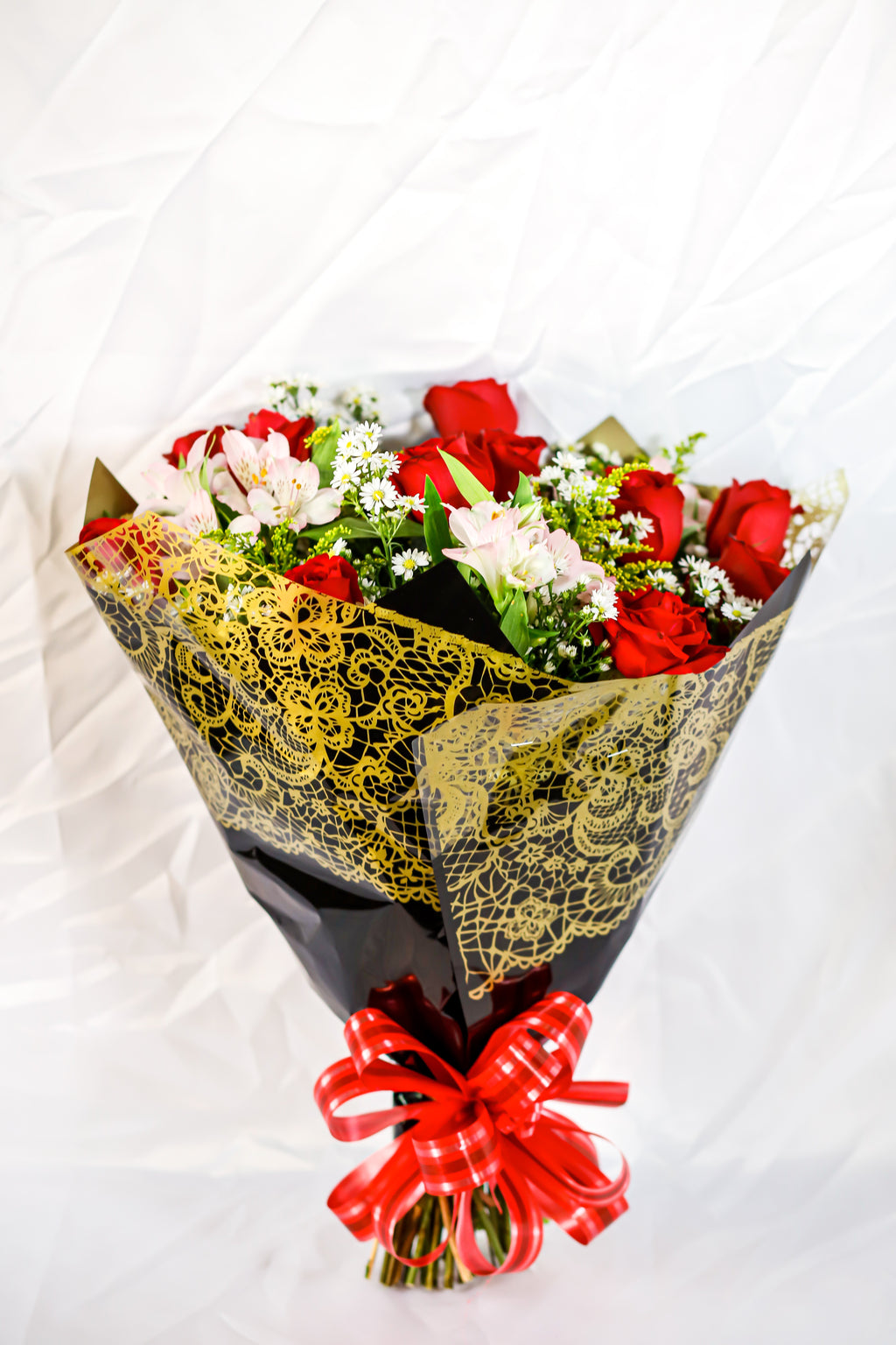 Buquê 12 rosas tradicional