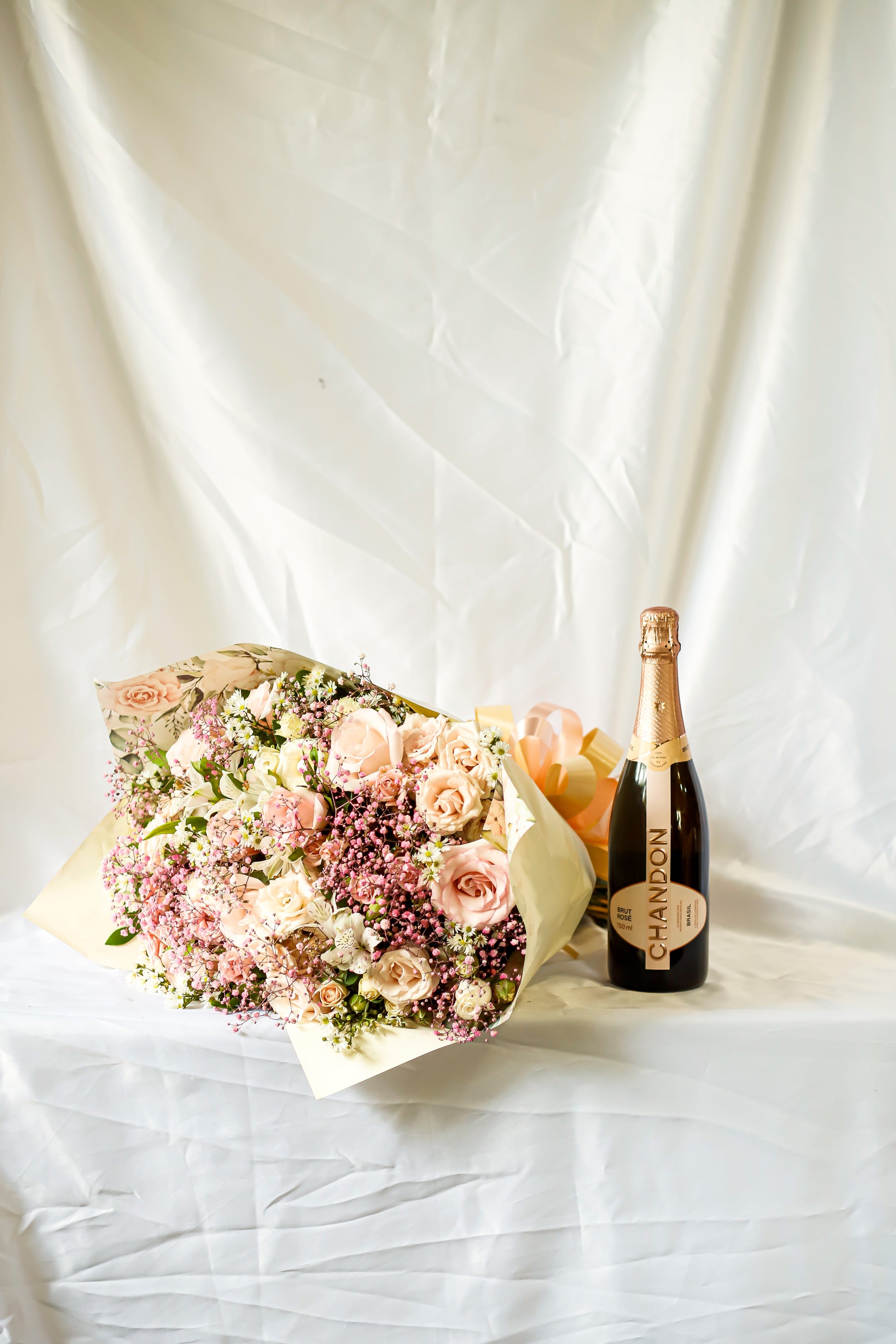 Chandon e buquê